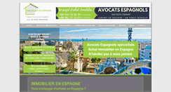 Desktop Screenshot of immobilier-en-espagne.com
